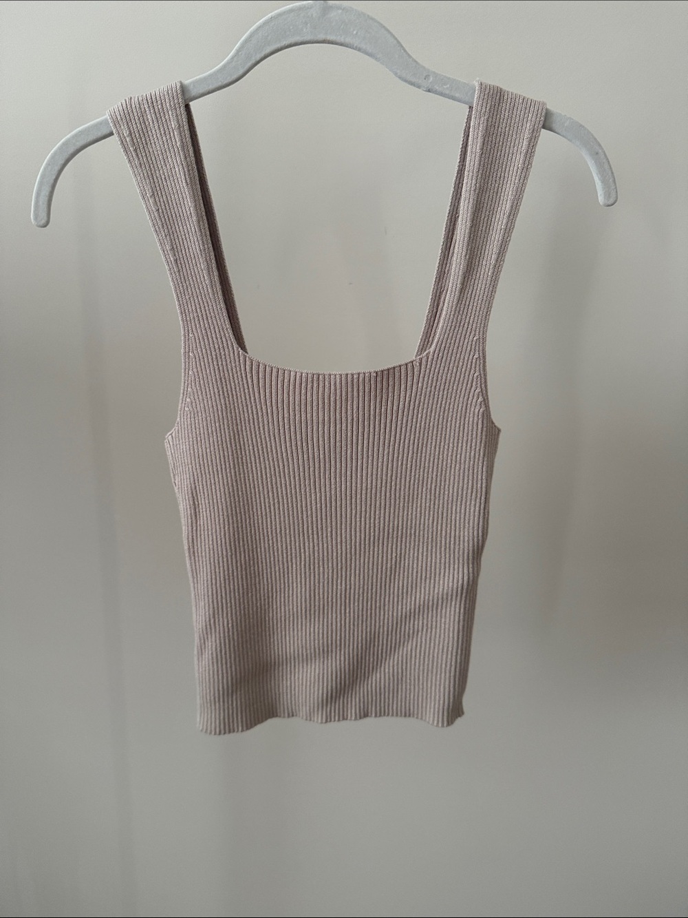 Abercrombie Ribbed Stretch Square-Neck Top